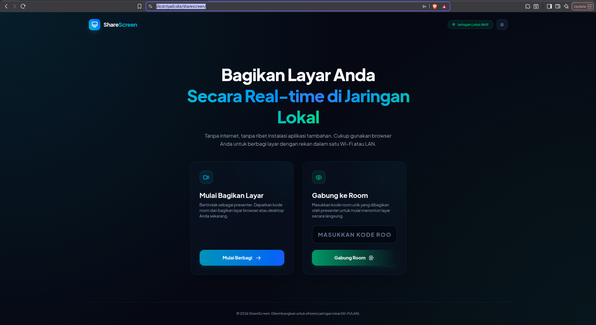 Project Share Screen